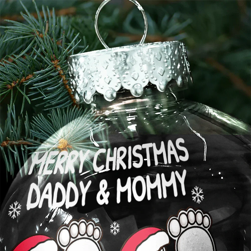 Baby Expecting See You In 2026 - Personalized Ball Ornament - Image 5