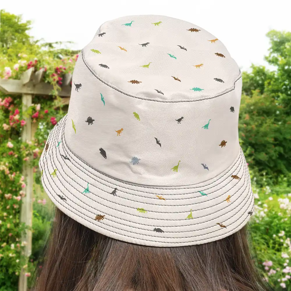 Baby Kid With Rainbow - Personalized Bucket Hat - Image 4