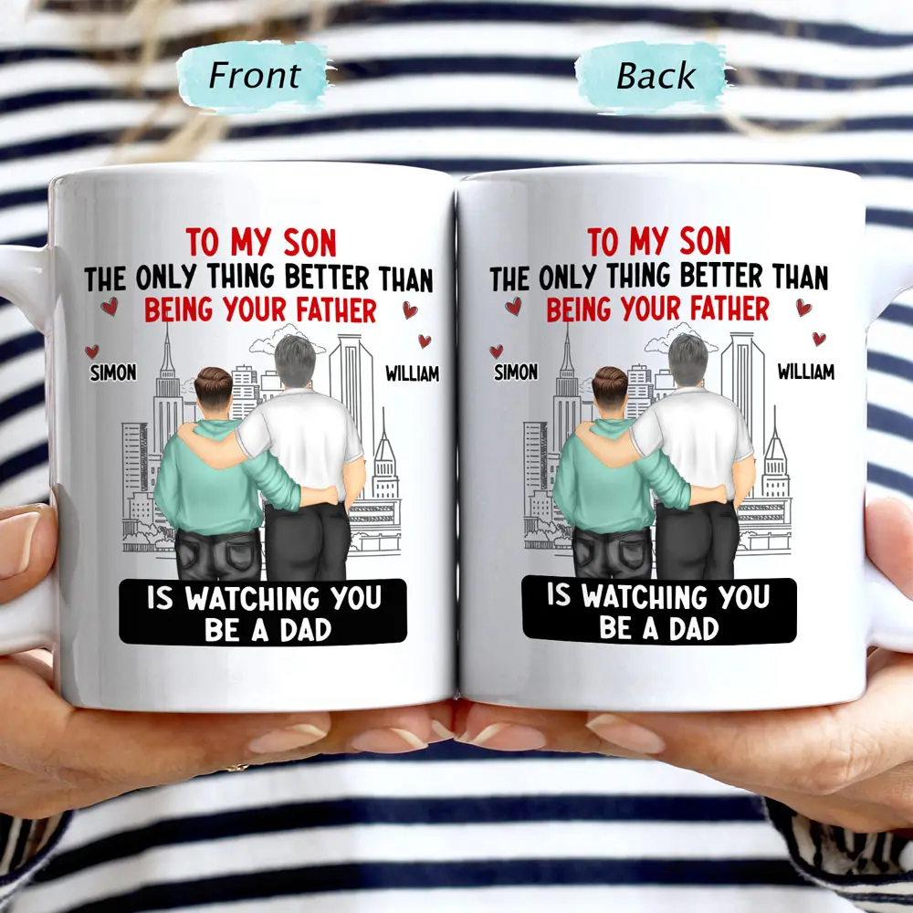 Backside Better Than Being Your Mother Father - Personalized Mug - Image 3