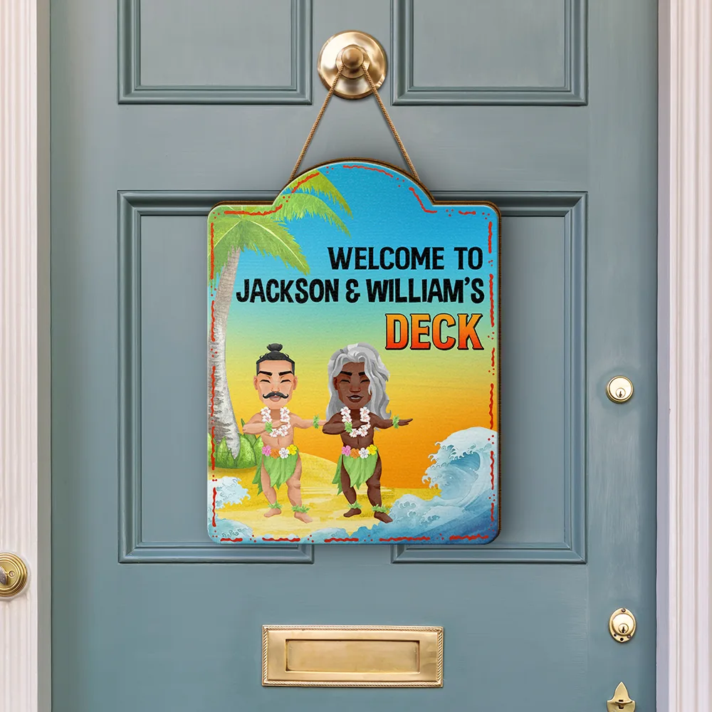 Backyard Oasis - Personalized Custom Shaped Wood Sign - Image 3