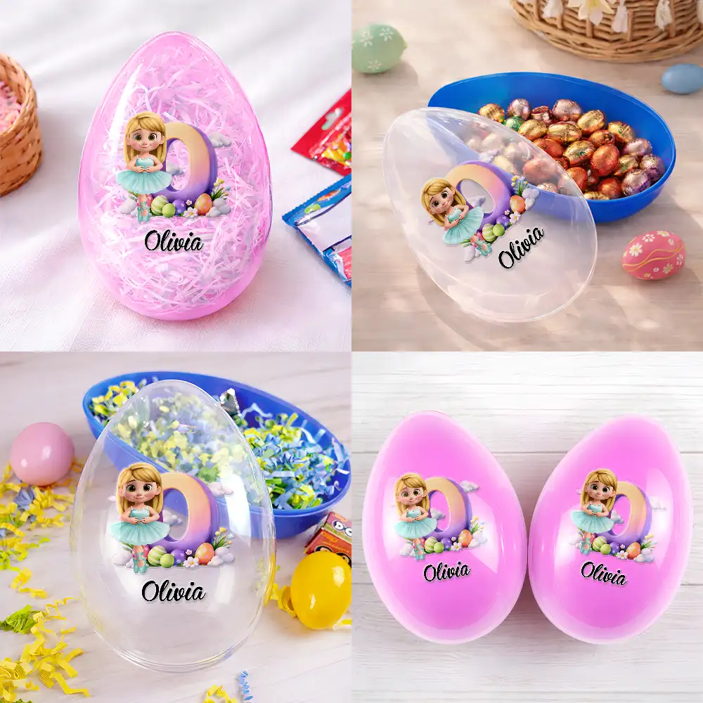 Ballerina Girl Alphabet - Personalized Fillable Egg - Image 5