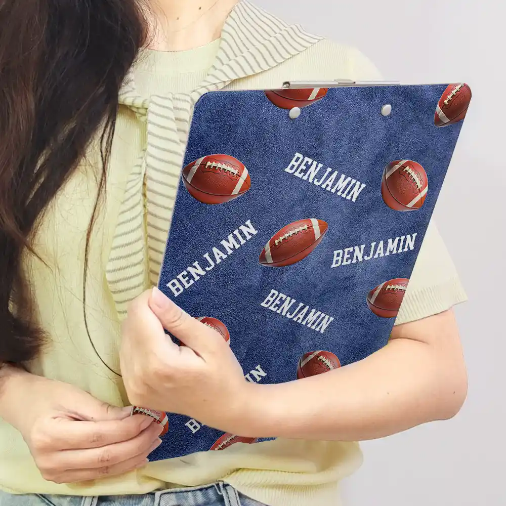 Baseball Football Basketball Soccer Sport Coach - Personalized Acrylic Clipboard - Image 4