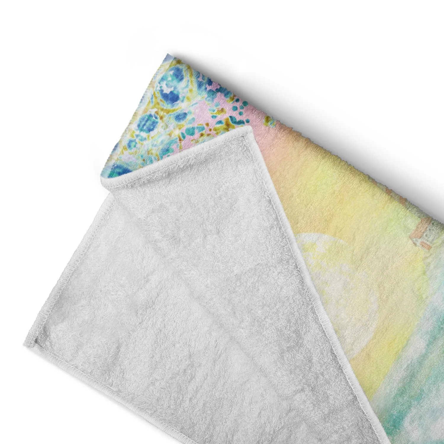 Beach Nana Title - Birthday, Loving Gift For Mom, Mother, Mama, Grandma, Grandmother - Personalized Beach Towel - Image 4