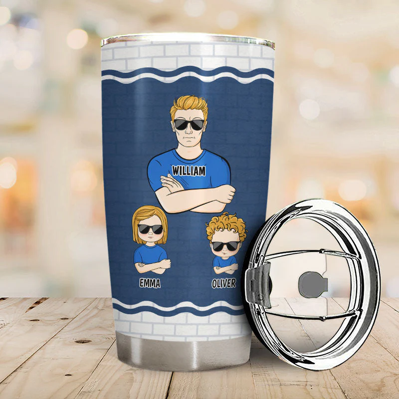 Been Called A Lot Of Names But Daddy Is My Favorite - Gift For Father - Personalized Custom Tumbler - Image 2