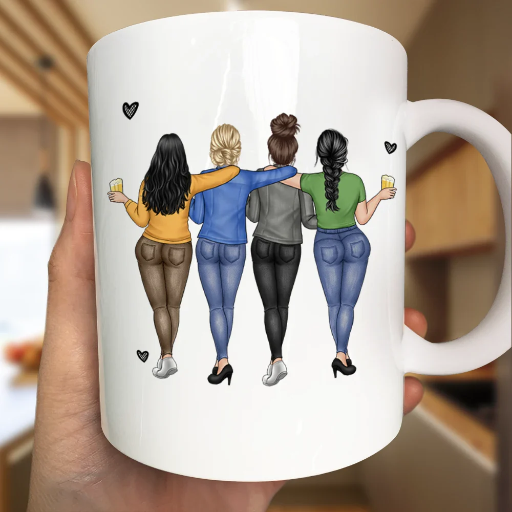Being My Bestie Is Really The Only Gift You Need - Personalized Mug - Image 3