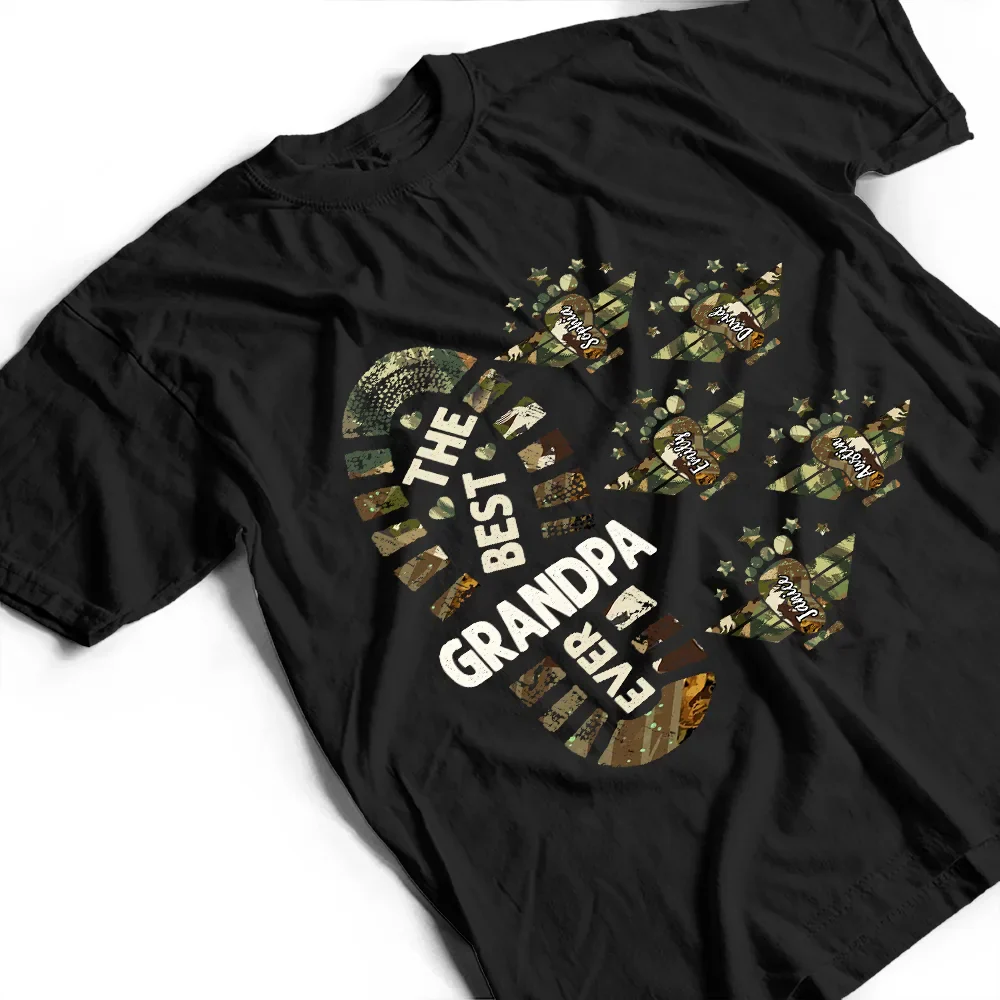 Best Dad Ever - Personalized T Shirt - Image 3