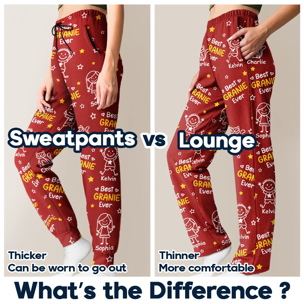 Best Dad Grandpa Ever - Personalized Pajama Pants - Image 7