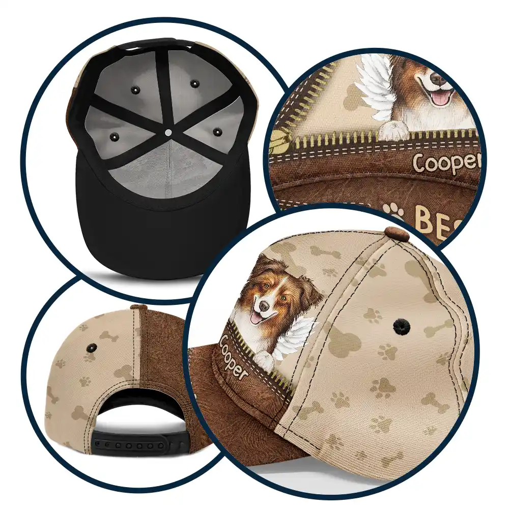 Best Dog Dad Dog Mom Ever - Personalized Classic Cap - Image 6