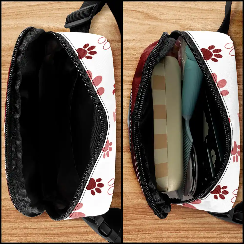 Best Dog Dad Ever Just Ask - Personalized Crossbody Belt Bag - Image 4
