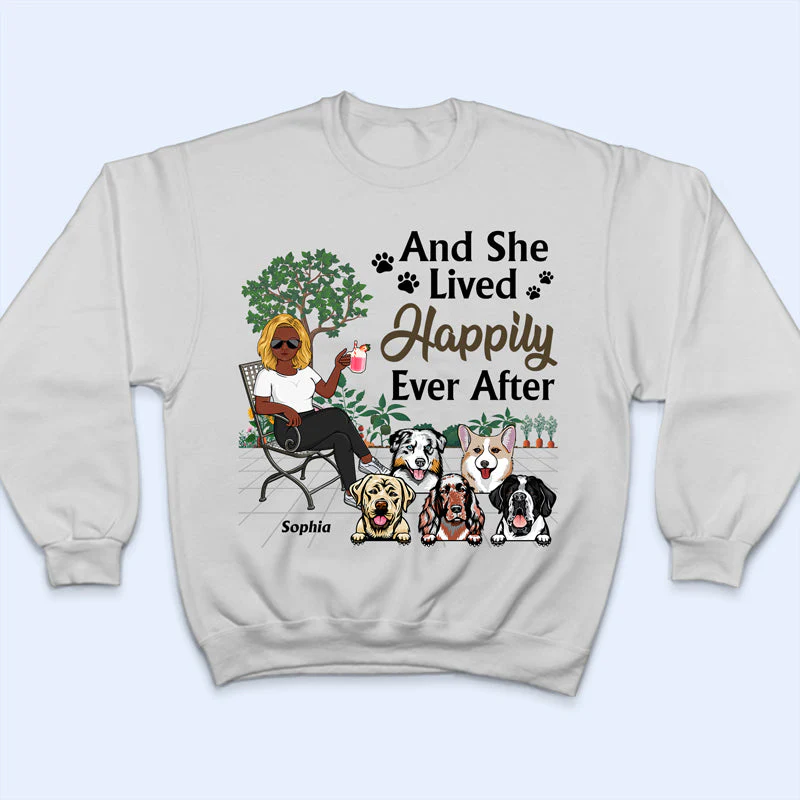 Best Dog Mom Ever - Gift For Dog Lovers - Personalized Custom T Shirt - Image 5