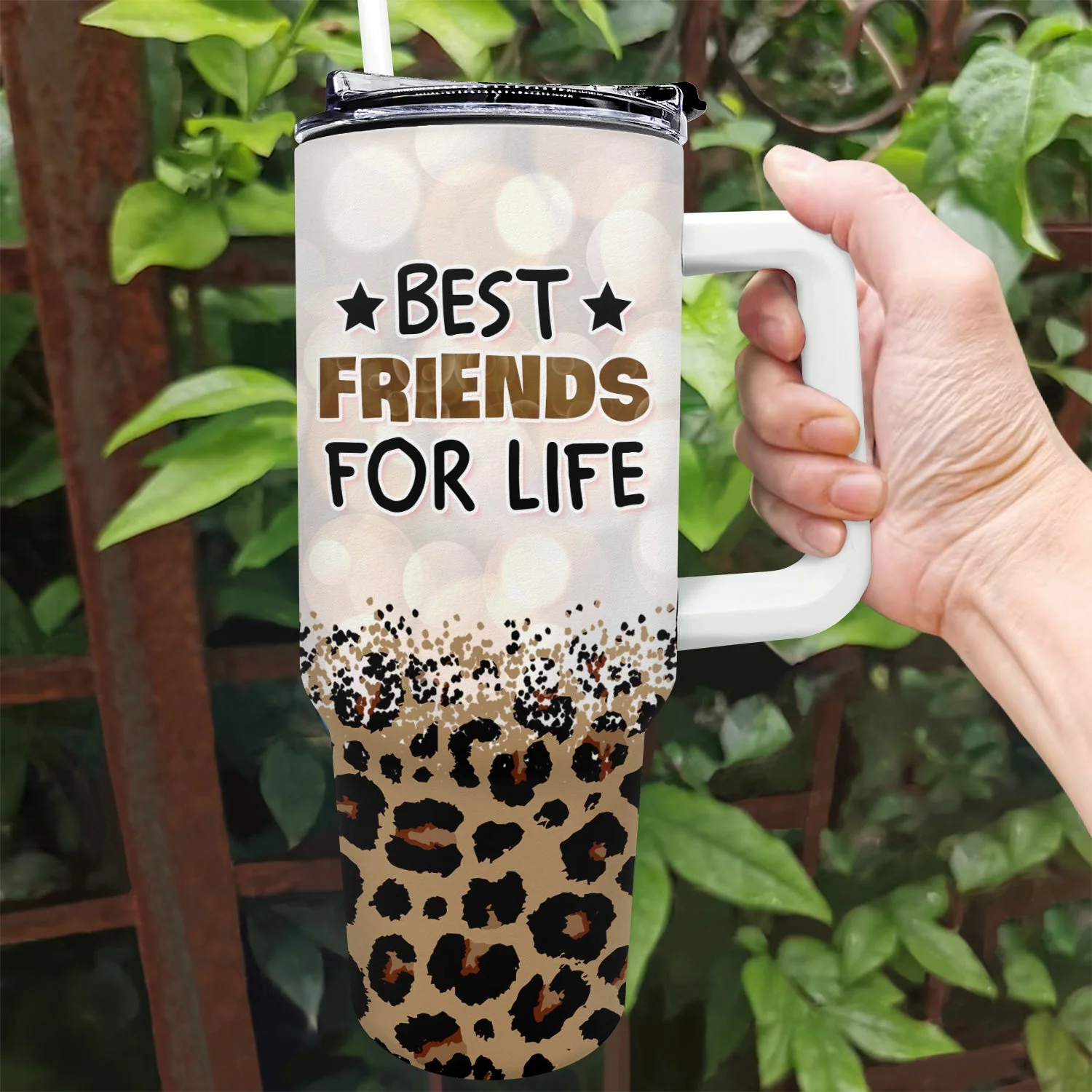 Best Dog Mom Ever - Gift For Dog Mom, Dog Lovers - Personalized 40oz Tumbler With Straw - Image 2