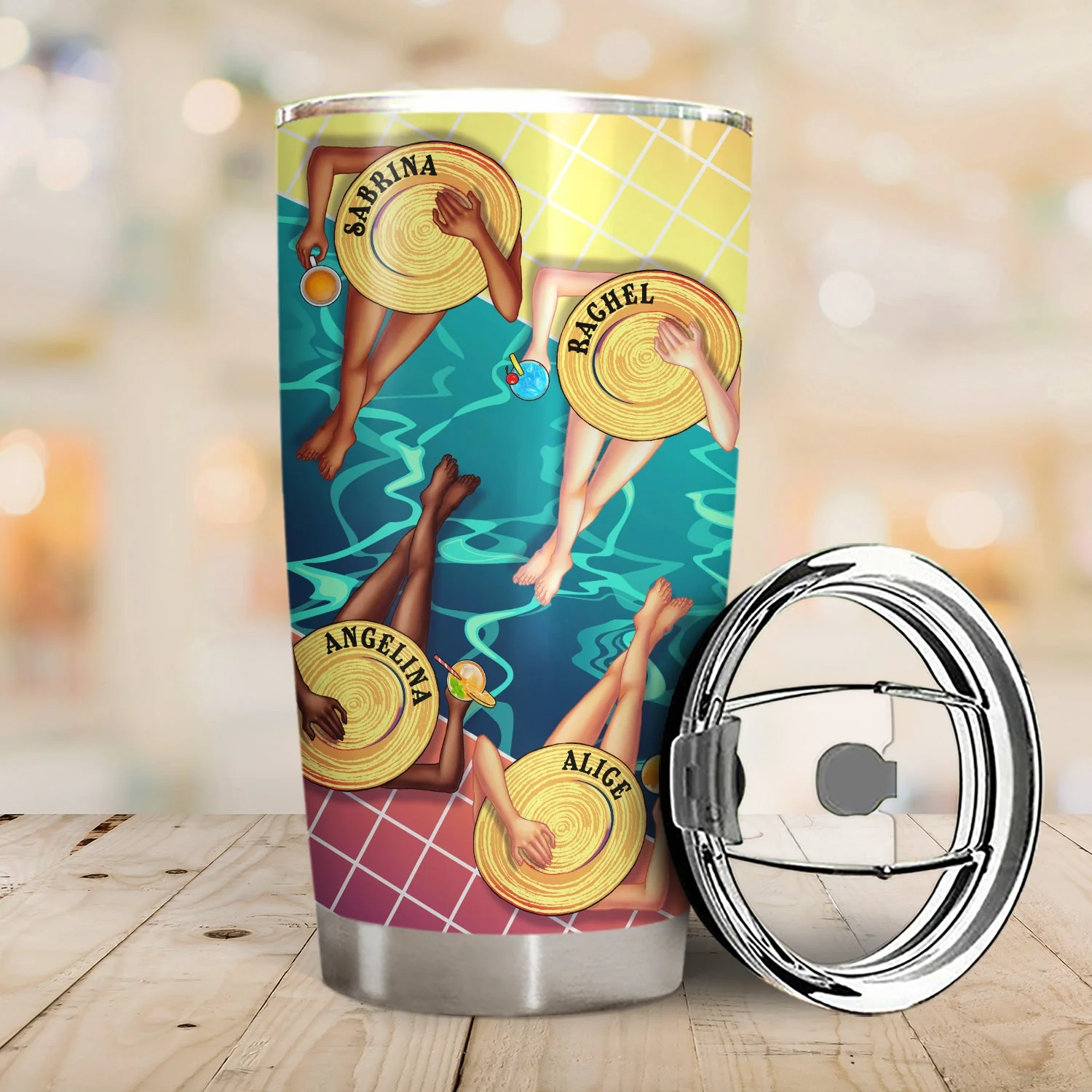 Best Friends Are The Sisters We Choose - Birthday, Loving Gifts For Friends, Besties, Soul Sisters, BFF - Personalized Custom Tumbler - Image 2