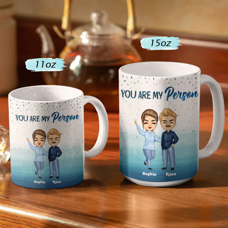 Best Friends It's Not What We Have In Life BFF Bestie - Personalized Custom White Edge-to-Edge Mug - Image 3