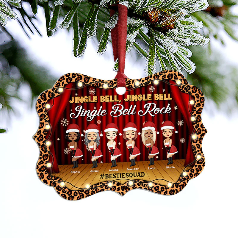 Best Friends Jingle Bell - Christmas Gift For BFF And Sisters - Personalized Custom Aluminum Ornament - Image 3