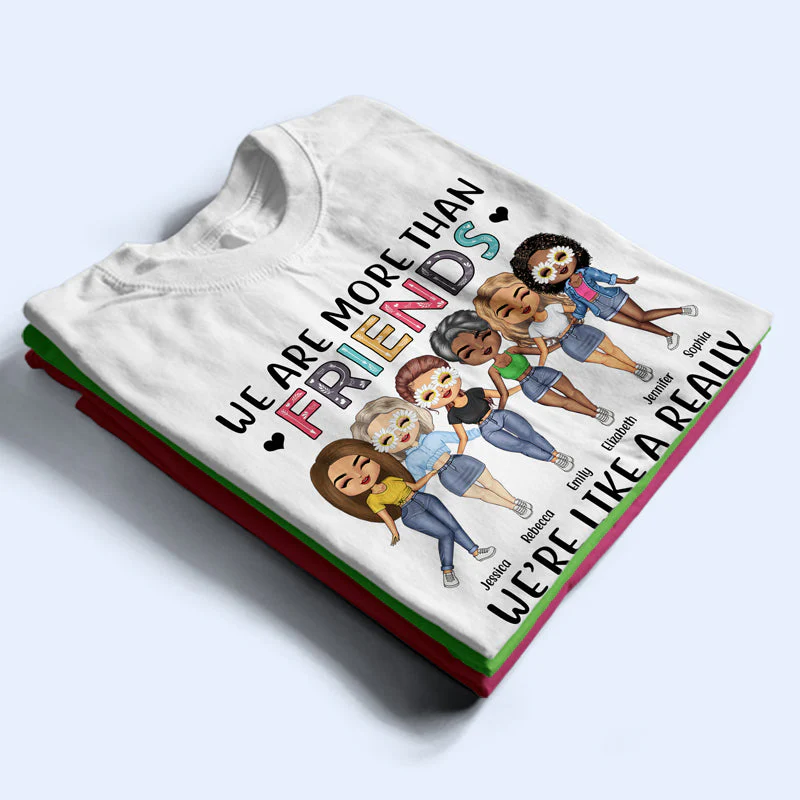 Best Friends We Are Like A Small Gang - Gift For BFF And Colleagues - Personalized Custom Hoodie - Image 2
