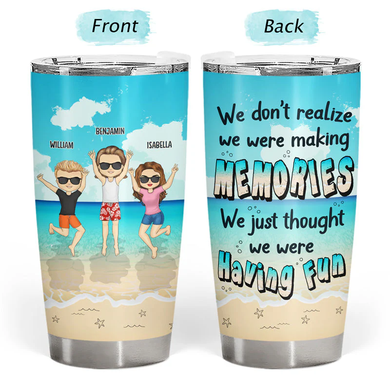 Best Friends We Just Thought We Were Having Fun - Gift For Bestie - Personalized Custom Tumbler - Image 3