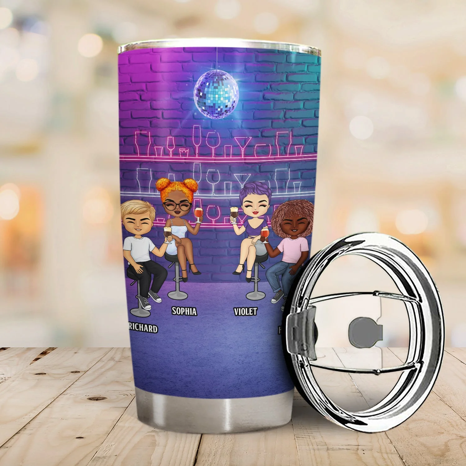 Best Friends We’re Not Sugar & Spice - Gift For BFF Besties, Colleagues & Siblings - Personalized Custom Tumbler - Image 2