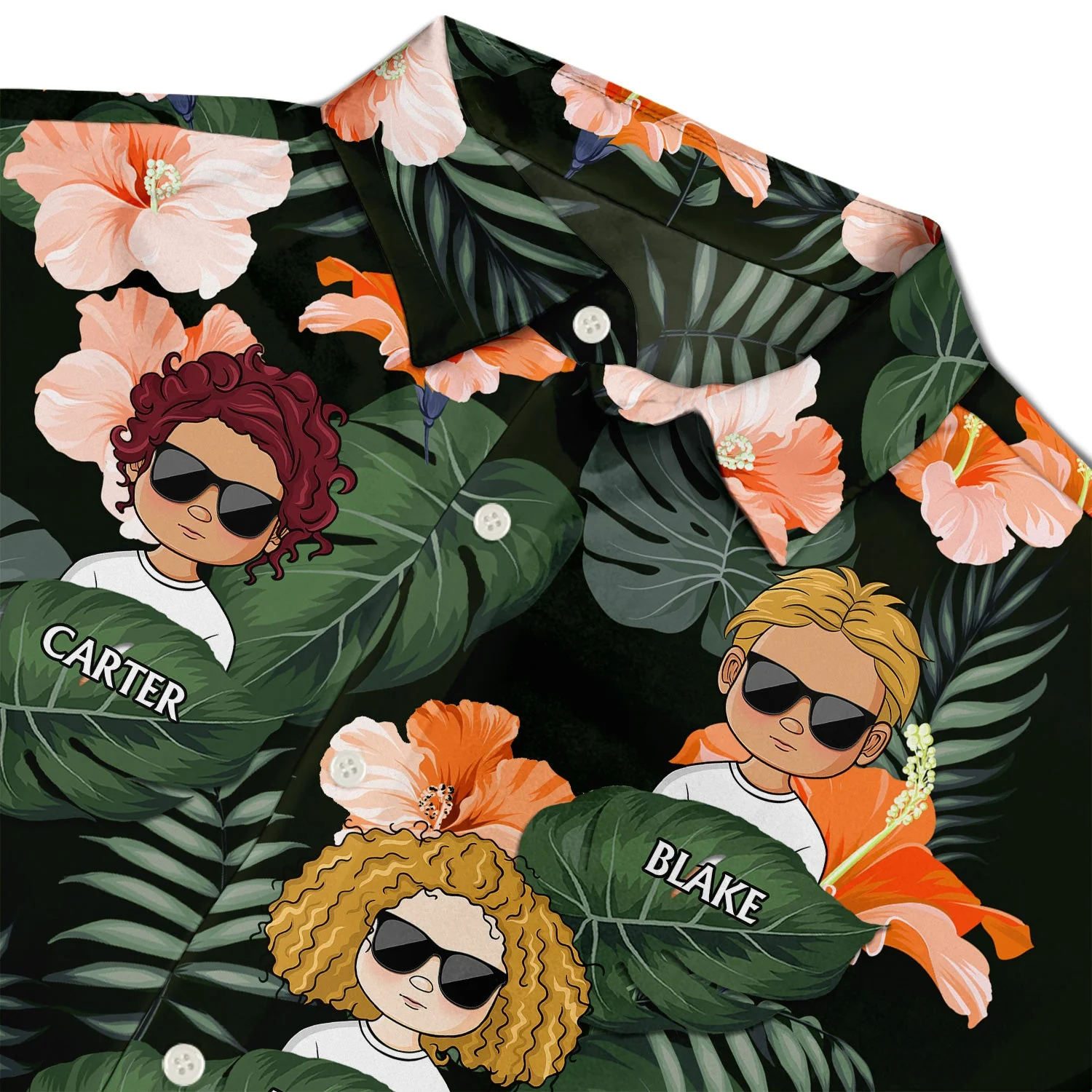 Best Mom, Nana, Auntie Ever - Birthday, Loving, Vacation Gift For Mother, Grandma, Grandmother - Personalized Custom Hawaiian Shirt - Image 3