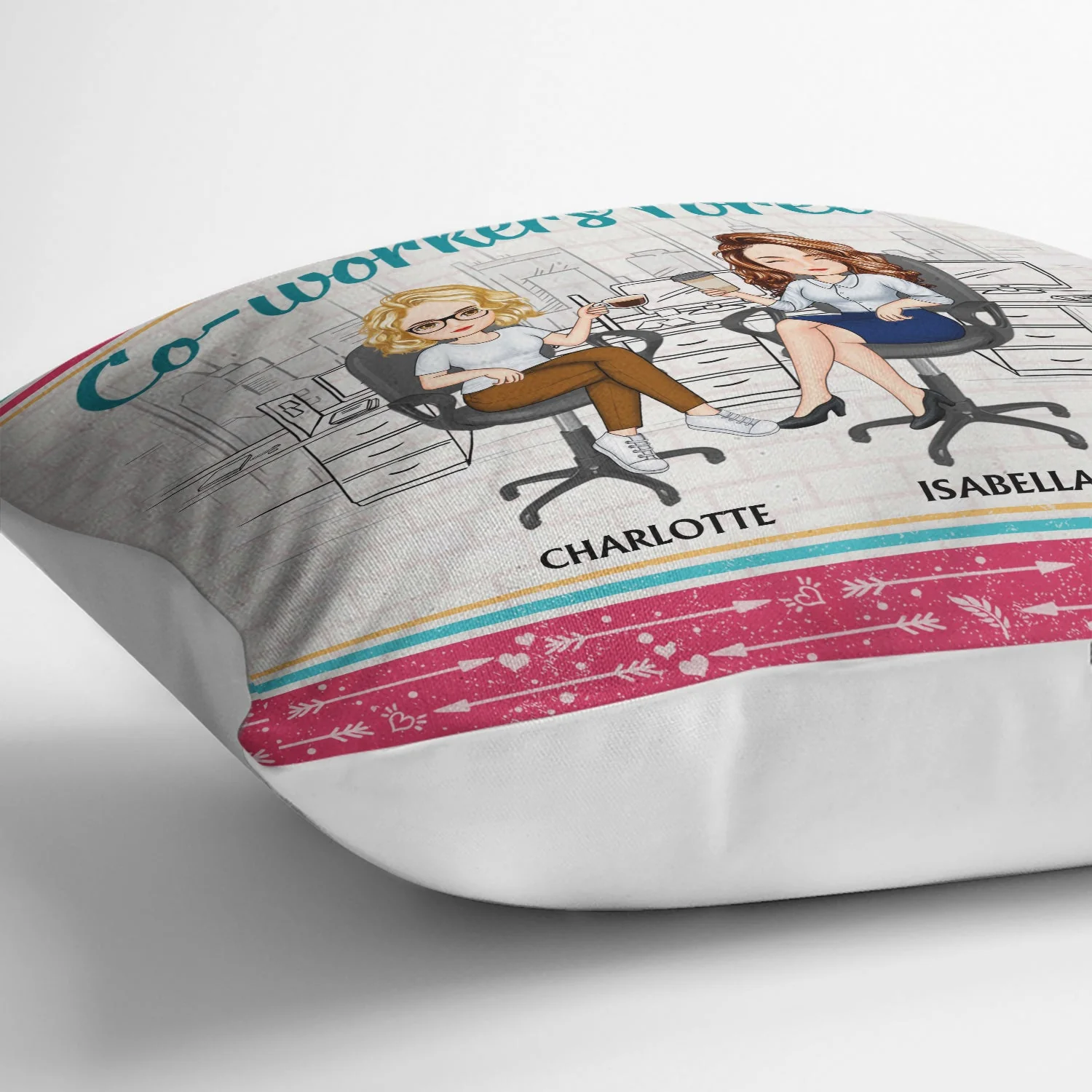 Best Team Forever - Gift For Colleagues And Best Friends - Personalized Custom Pillow - Image 3