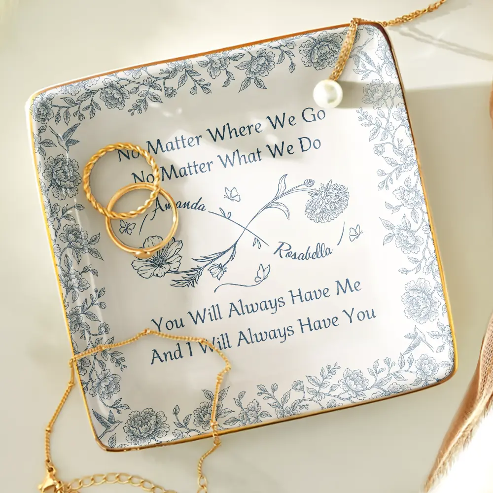 Bestie Always Have You - Personalized Ring Dish - Image 4