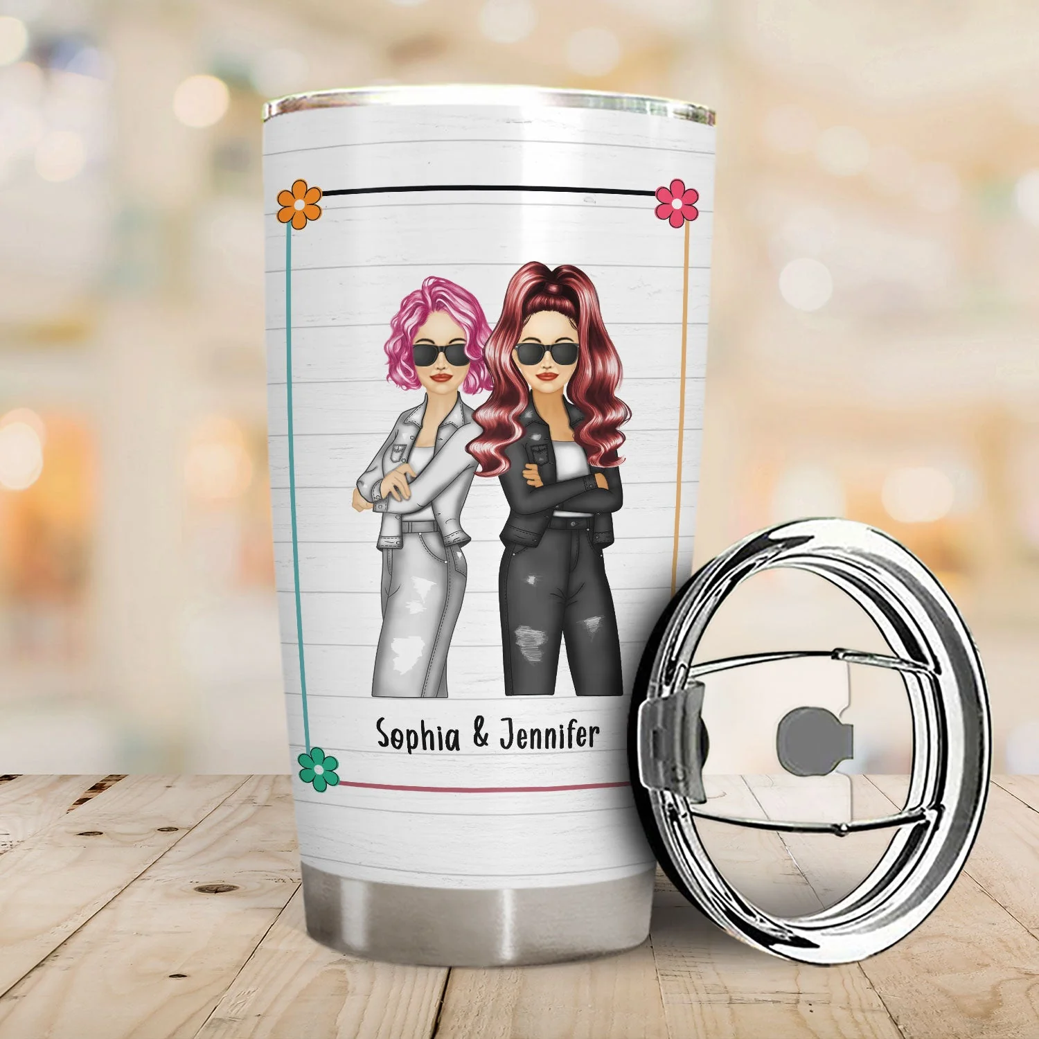 Bestie Congrats On Being My Bestie - Gift For Bestie - Personalized Tumbler - Image 2
