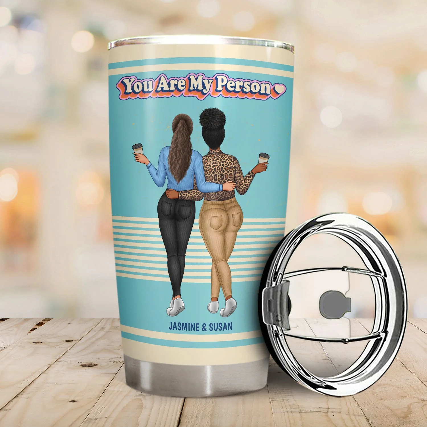 Bestie Every Short Girl Needs A Tall Best Friends - Gift For Bestie - Personalized Custom Tumbler - Image 2