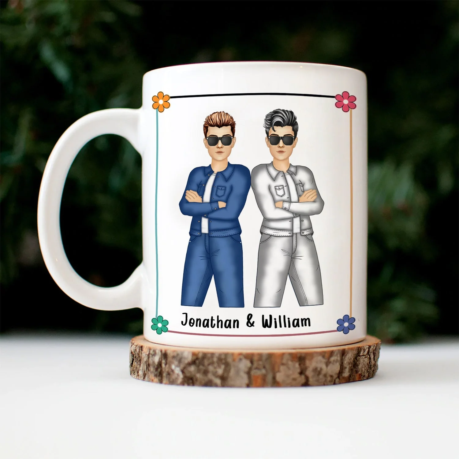 Bestie Fashion Congrats On Being My Bestie - Gift For Bestie - Personalized Mug - Image 3