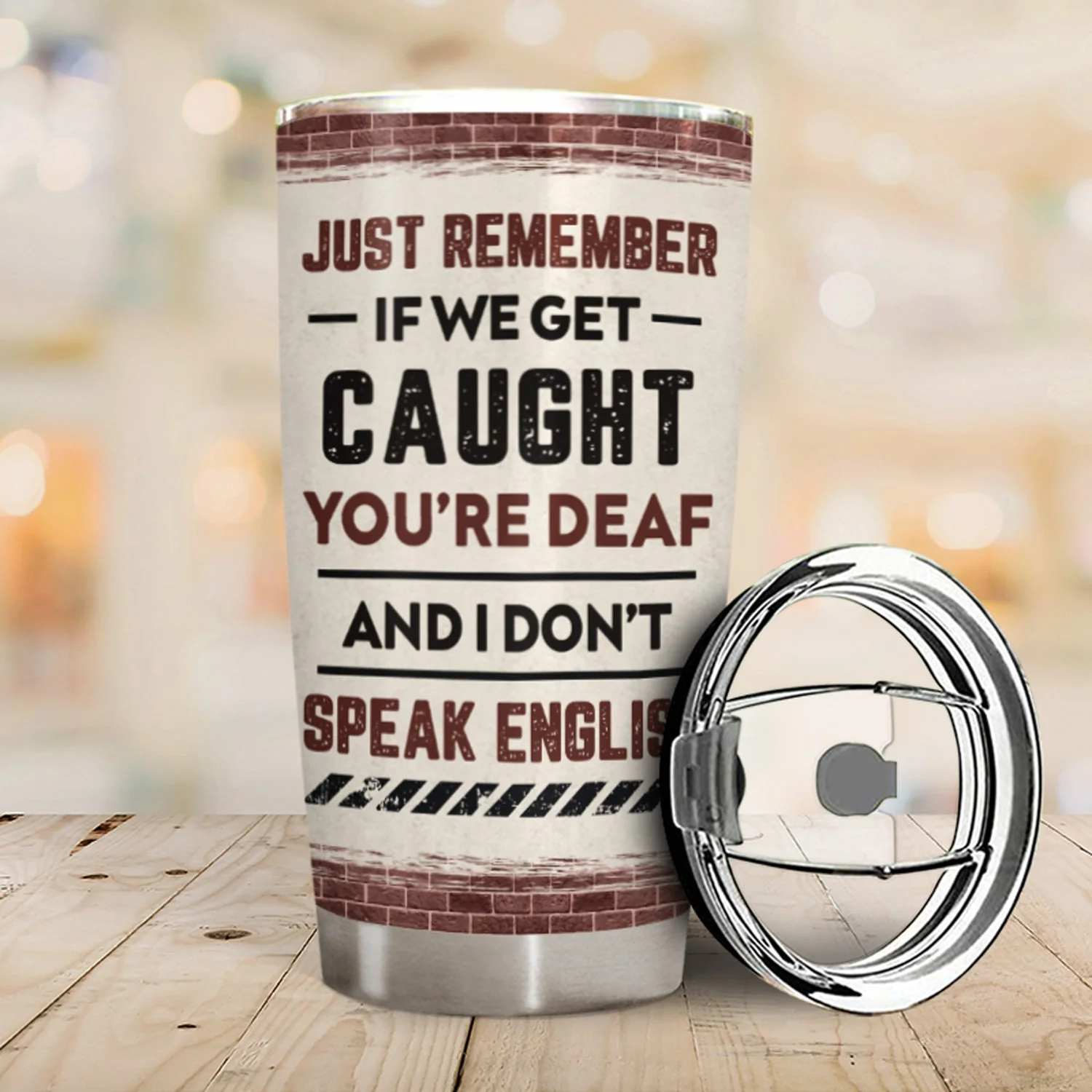 Bestie If We Get Caught Partners In Crime - Personalized Custom Tumbler - Image 2