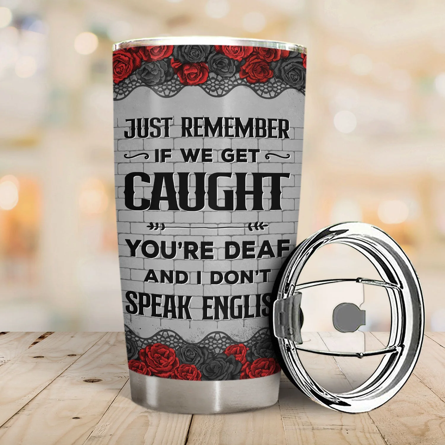 Bestie Partners In Crime If We Get Caught - Personalized Custom Tumbler - Image 2