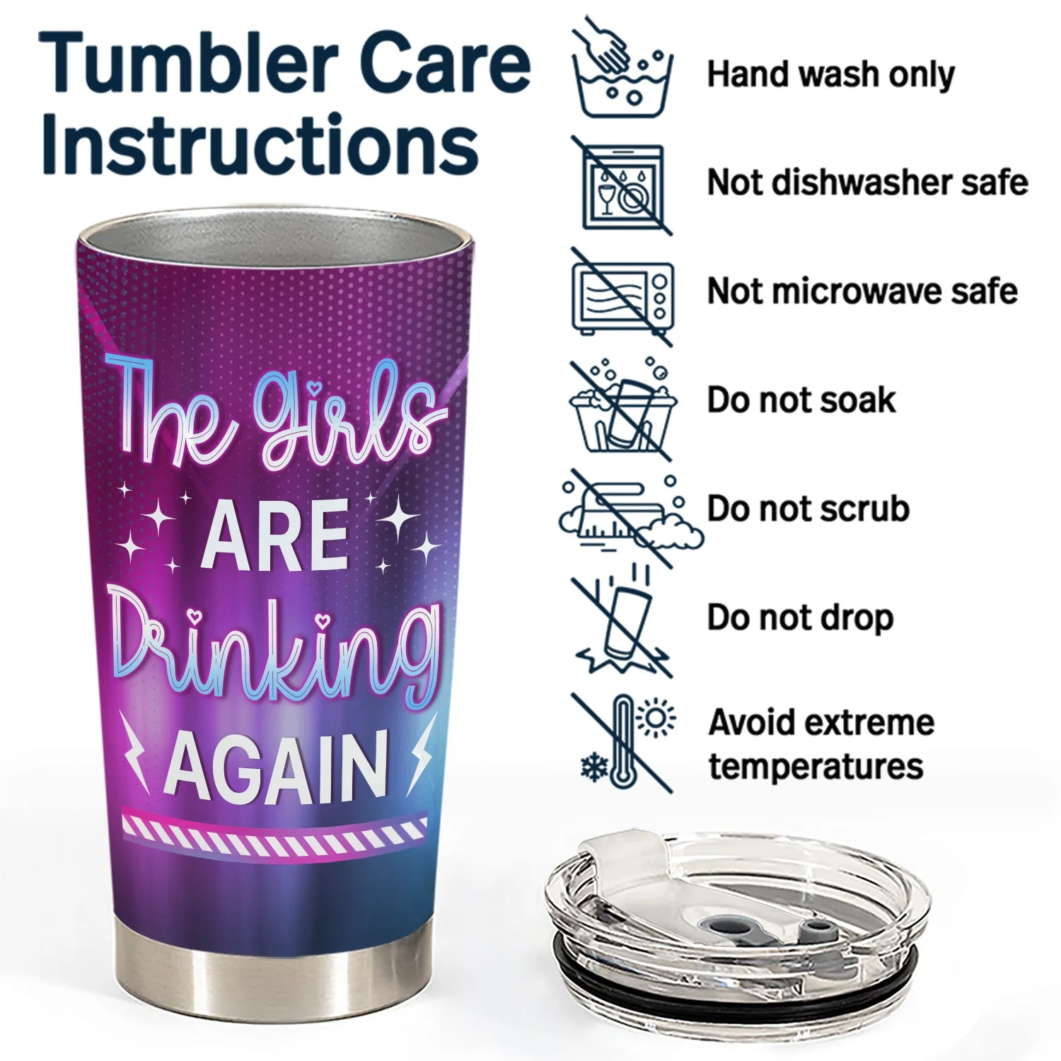 Bestie Warning The Girls Are Drinking Again - Gift For Bestie - Personalized Tumbler - Image 5