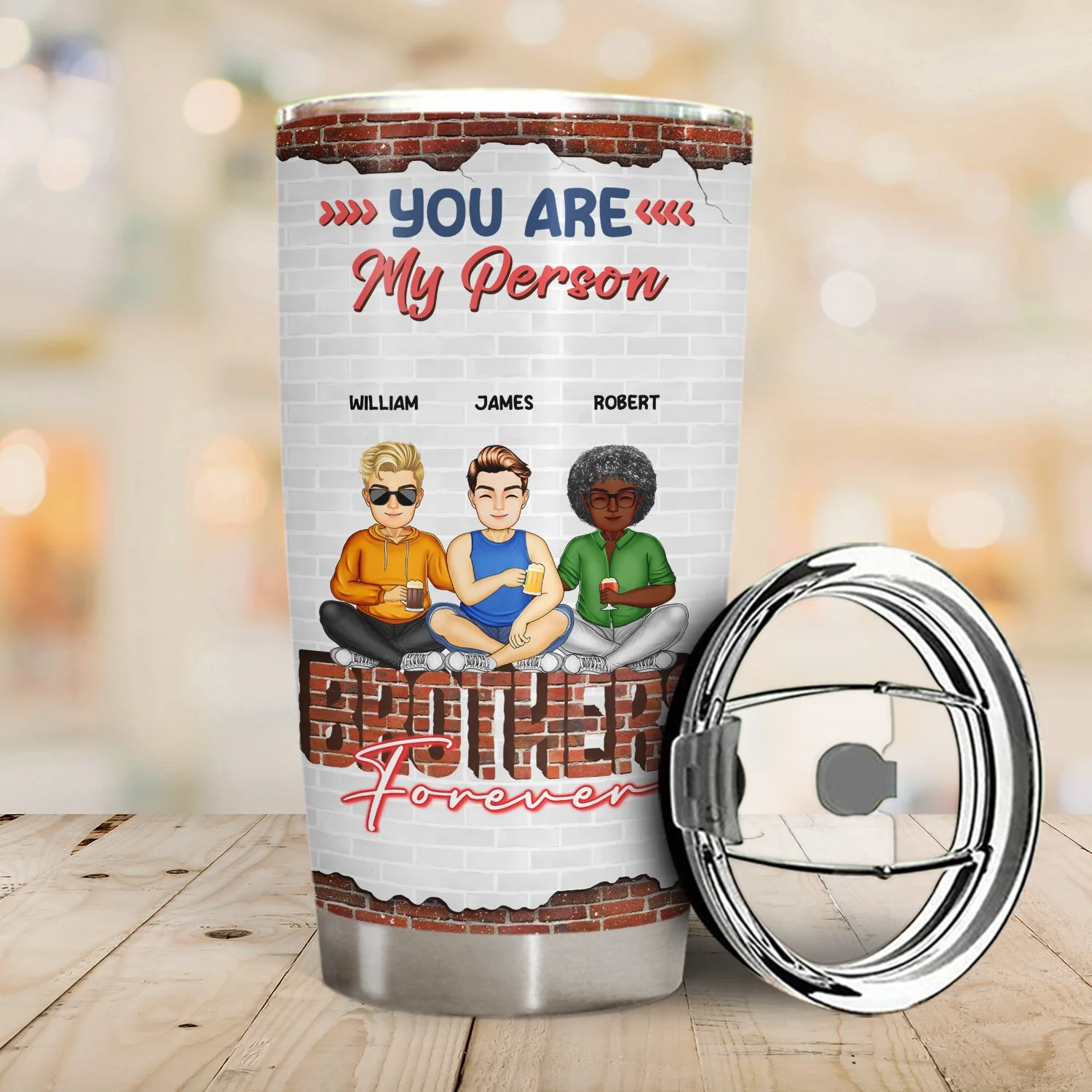 Besties Apparently We Are Trouble - Gift For Best Friends - Personalized Custom Tumbler - Image 2