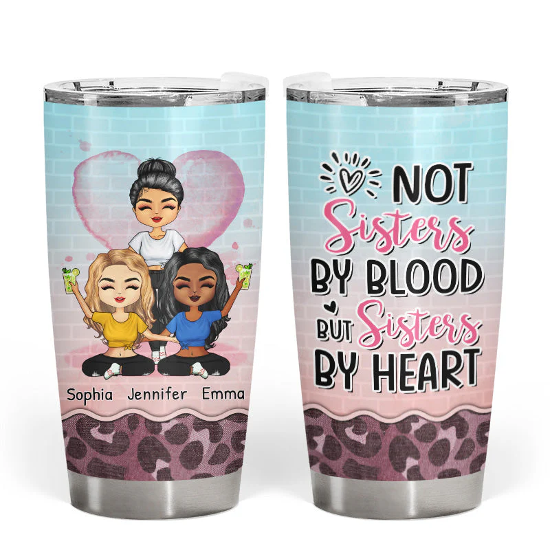 Besties Forever - Gift For Besties, BFF - Personalized Custom Tumbler - Image 3