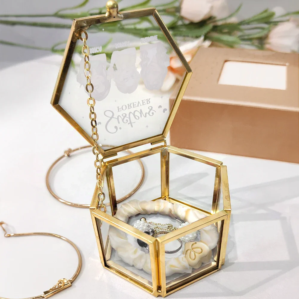 Besties Forever - Personalized Glass Jewelry Box - Image 4