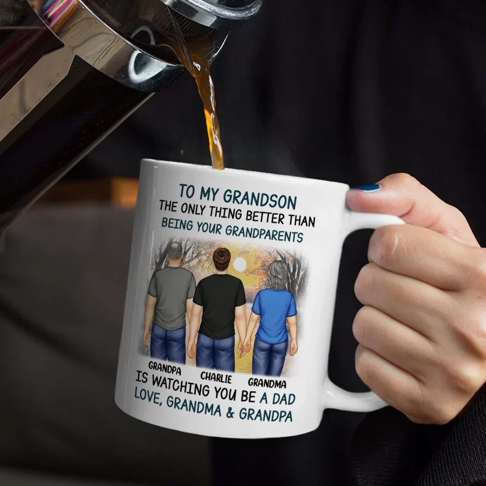 Better Than Being Your Father Grandpa - Personalized Mug - Image 5