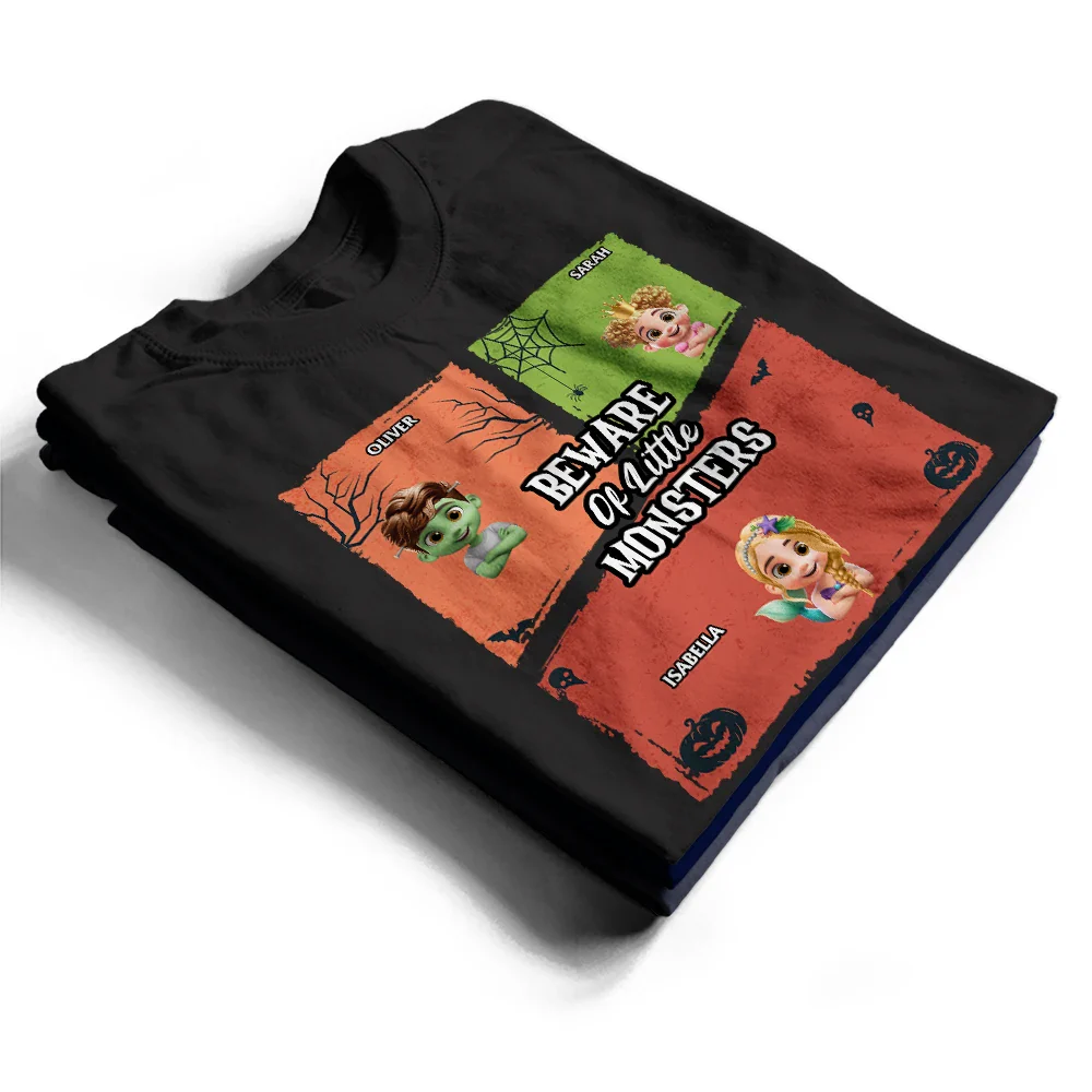 Beware Of Little Monsters - Personalized T Shirt - Image 2