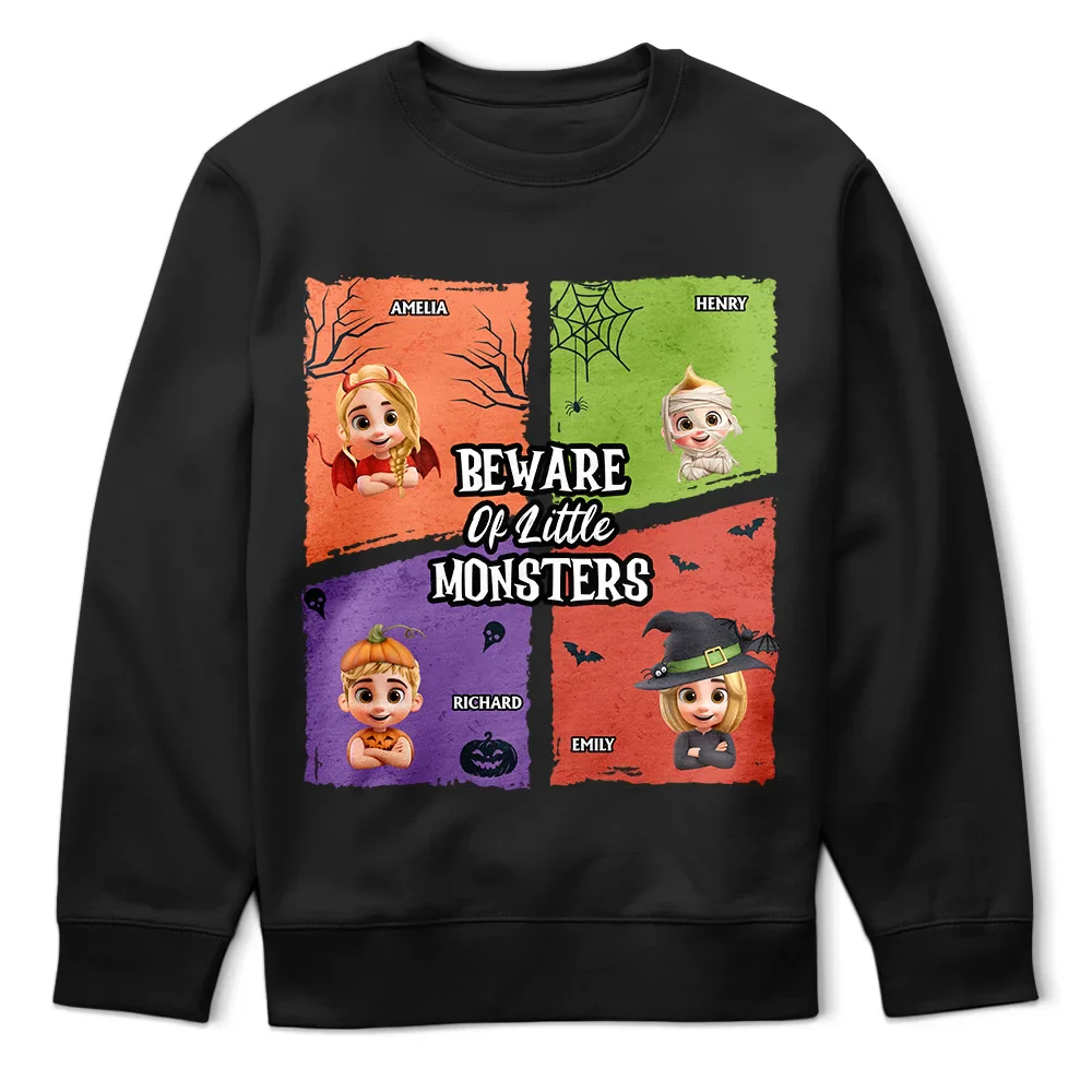 Beware Of Little Monsters - Personalized T Shirt - Image 5