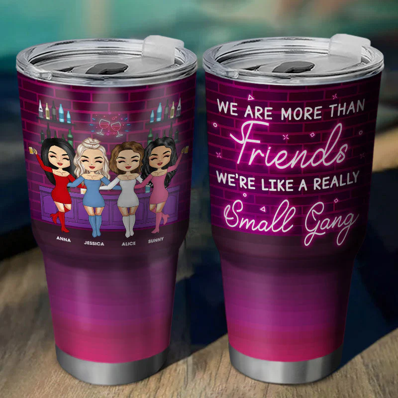 BFF We're Trouble When We're Together - Gift For Bestie - Personalized Custom 30 Oz Tumbler - Image 2