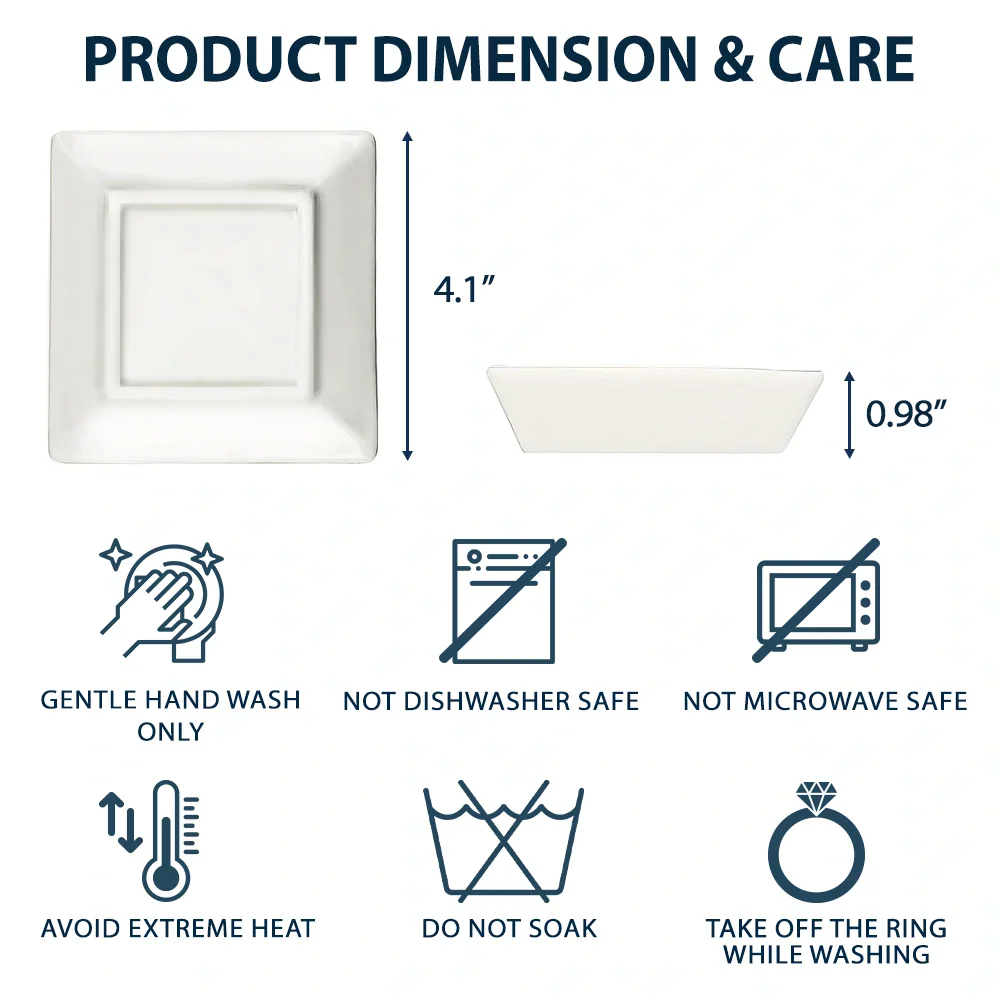 Birth Month Flowers Bloom Where You're Planted - Personalized Ring Dish - Image 5