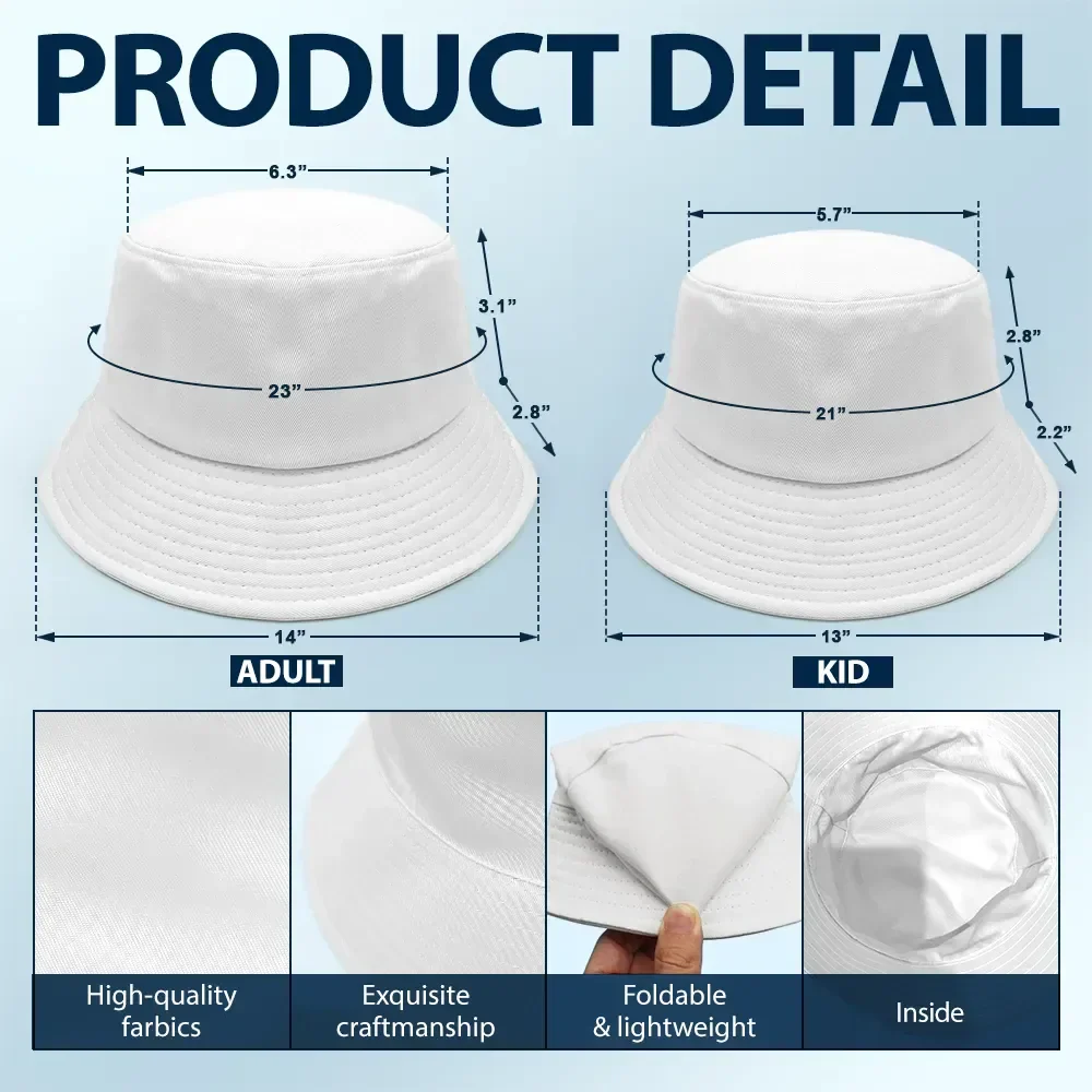 Birth Month Flowers Bloom Where You're Planted Women - Personalized Bucket Hat - Image 5