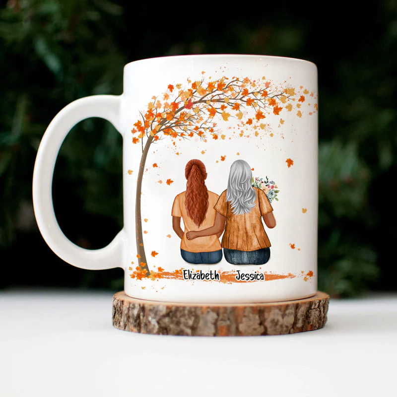 Blessed To Be Called Grandma - Gift For Grandmother - Personalized Custom Mug - Image 3