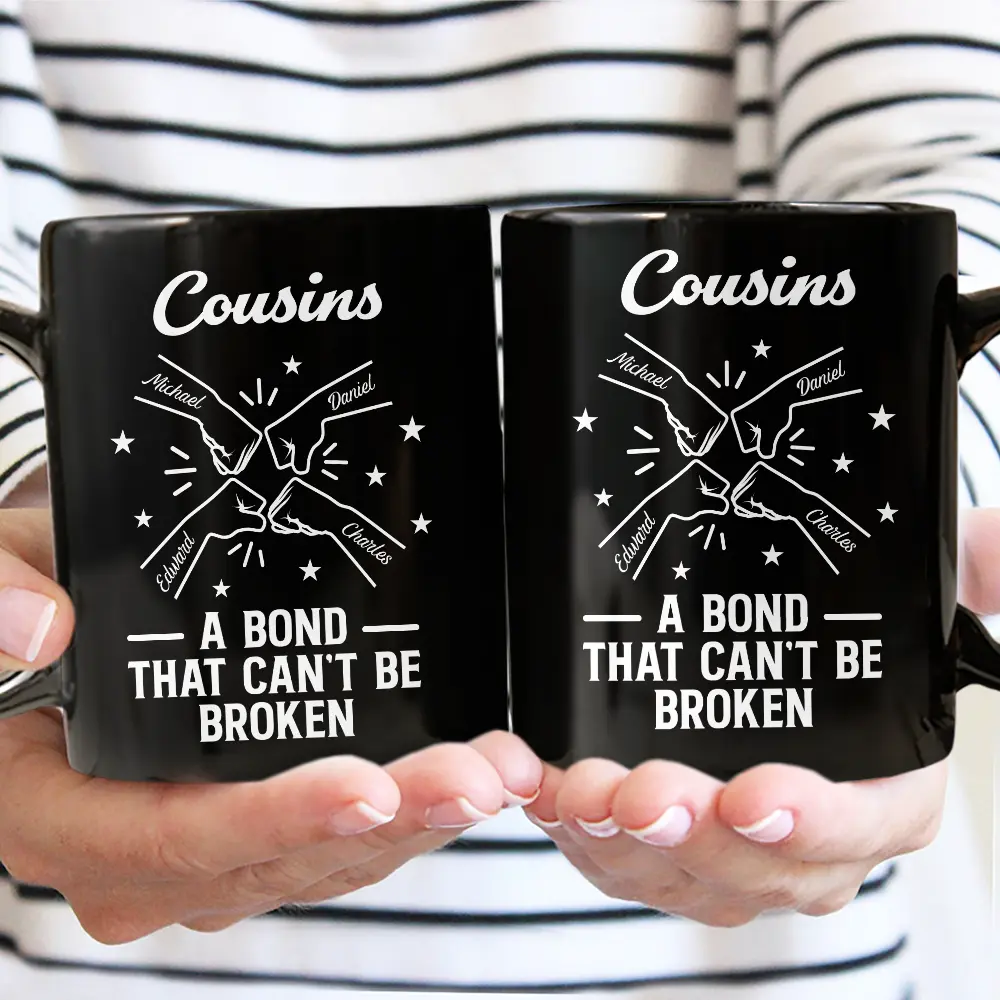 Brothers A Bond That Can't Be Broken - Personalized Mug - Image 3