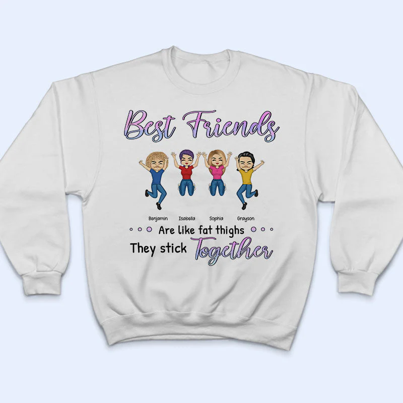 Brothers & Sisters Together Ready To Face Besties Siblings - Personalized Custom Hoodie - Image 5