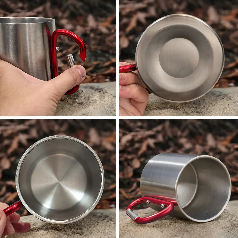 Camper Queen Classy Sassy 3D Effect - Personalized Carabiner Mug - Image 6