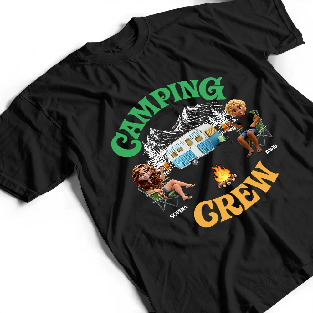 Camping Crew 3D Effect - Personalized T Shirt - Image 3