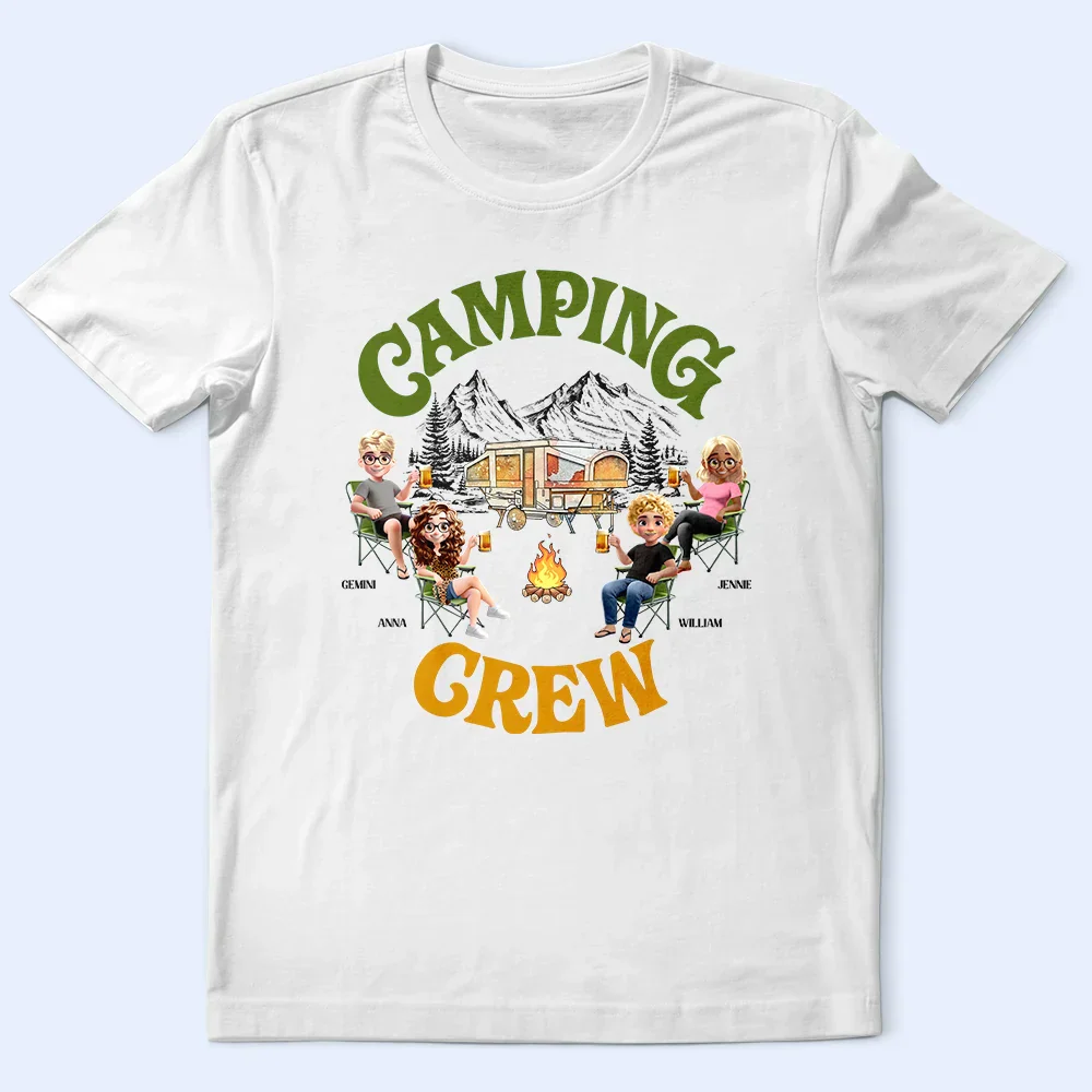 Camping Crew - Personalized T Shirt