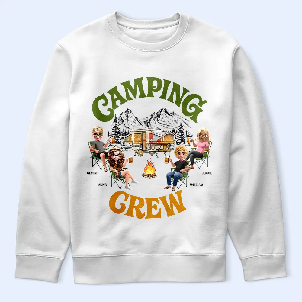 Camping Crew - Personalized T Shirt - Image 5