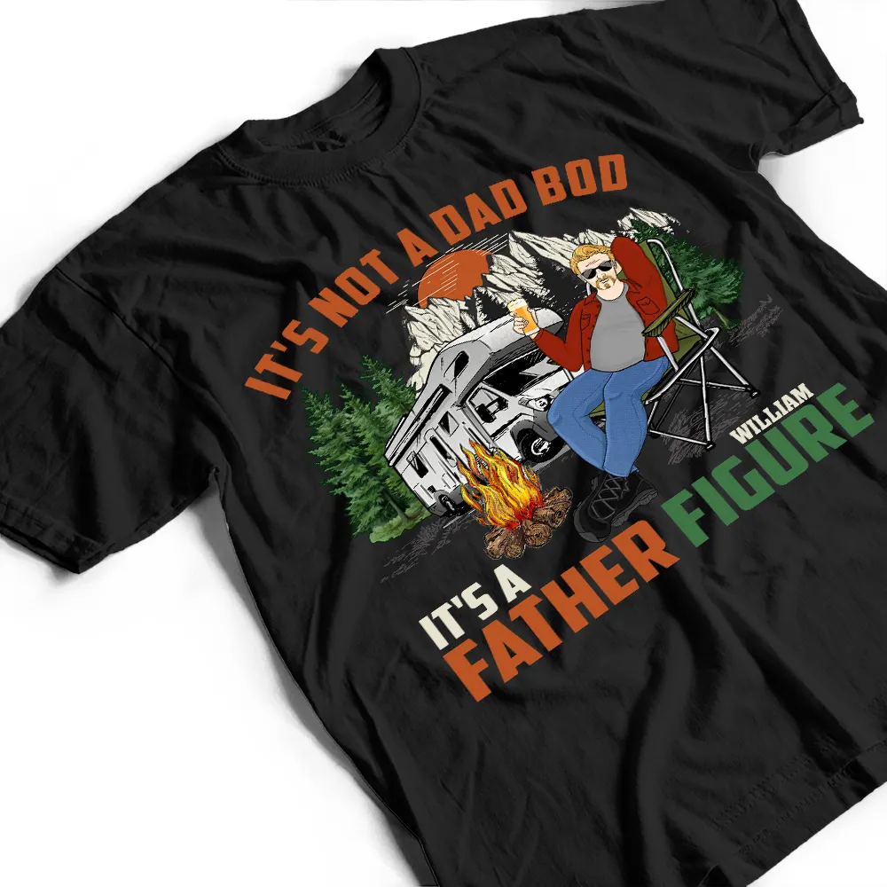 Camping Dad Bod - Personalized T Shirt - Image 4