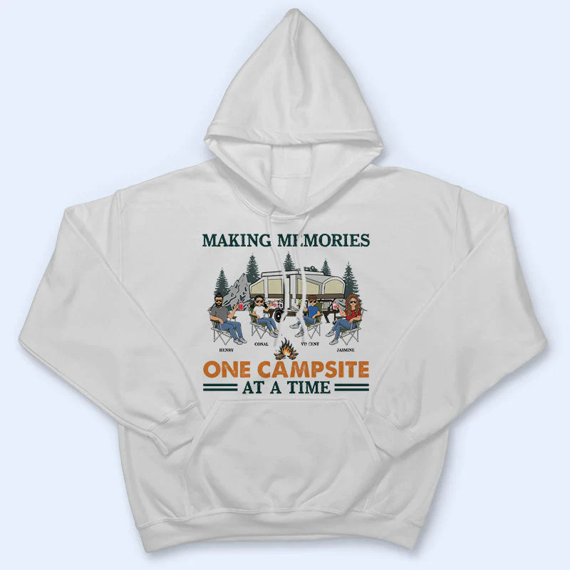 Camping Family Making Memories - Gift For Family - Personalized Custom T Shirt - Image 4