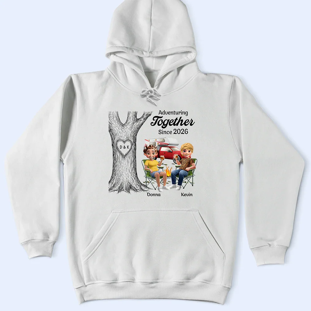 Camping Partners For Life - Personalized T Shirt - Image 4