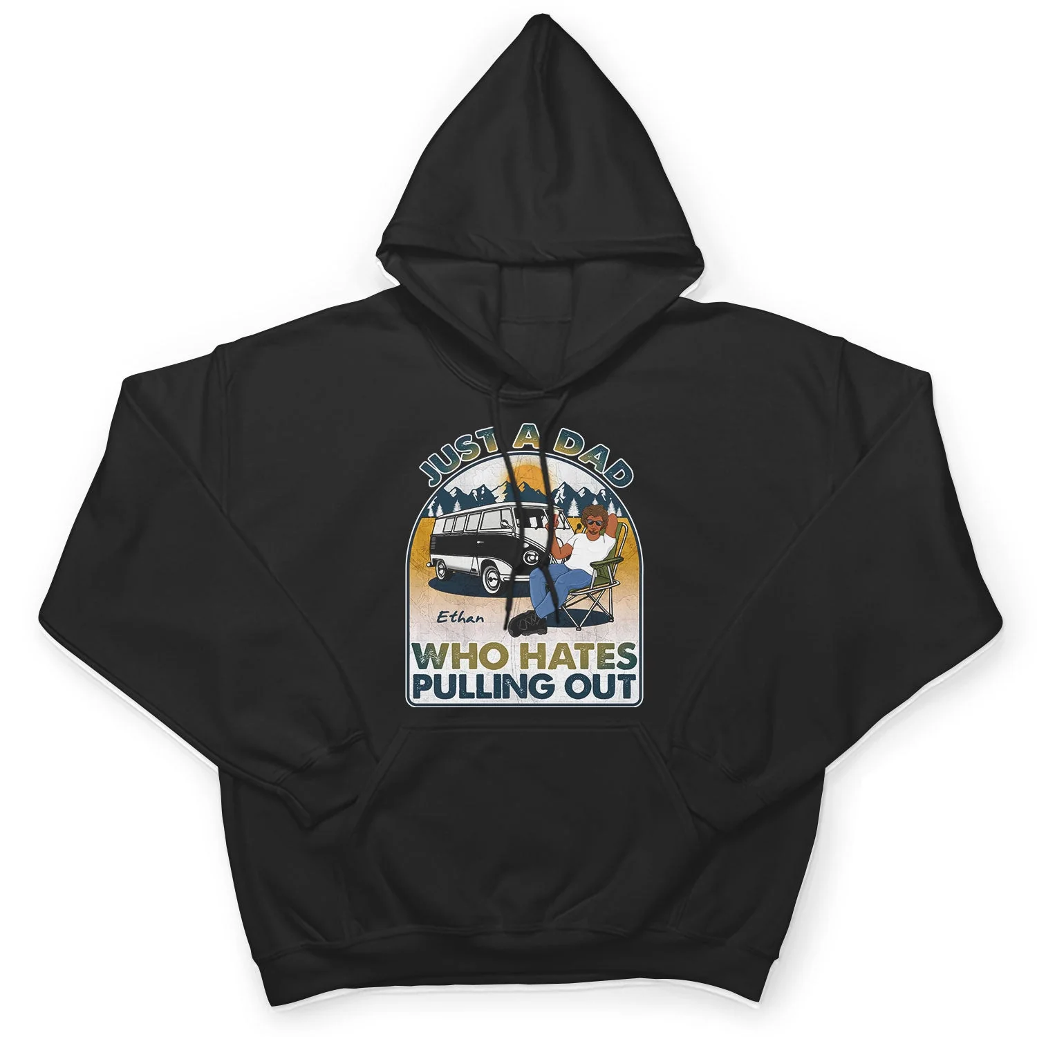 Camping Who Hates Pulling Out - Gift For Father - Personalized Custom T Shirt - Image 4